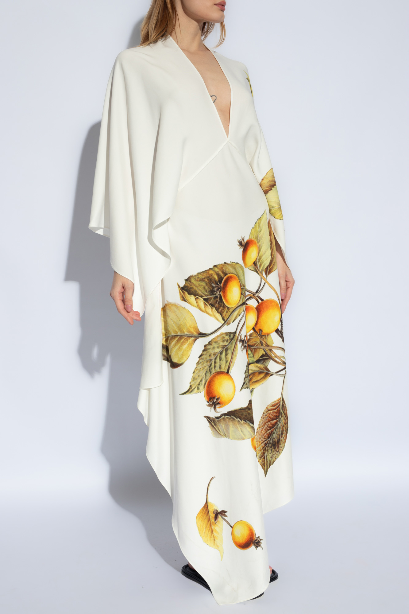 White Dress with cutout back FERRAGAMO